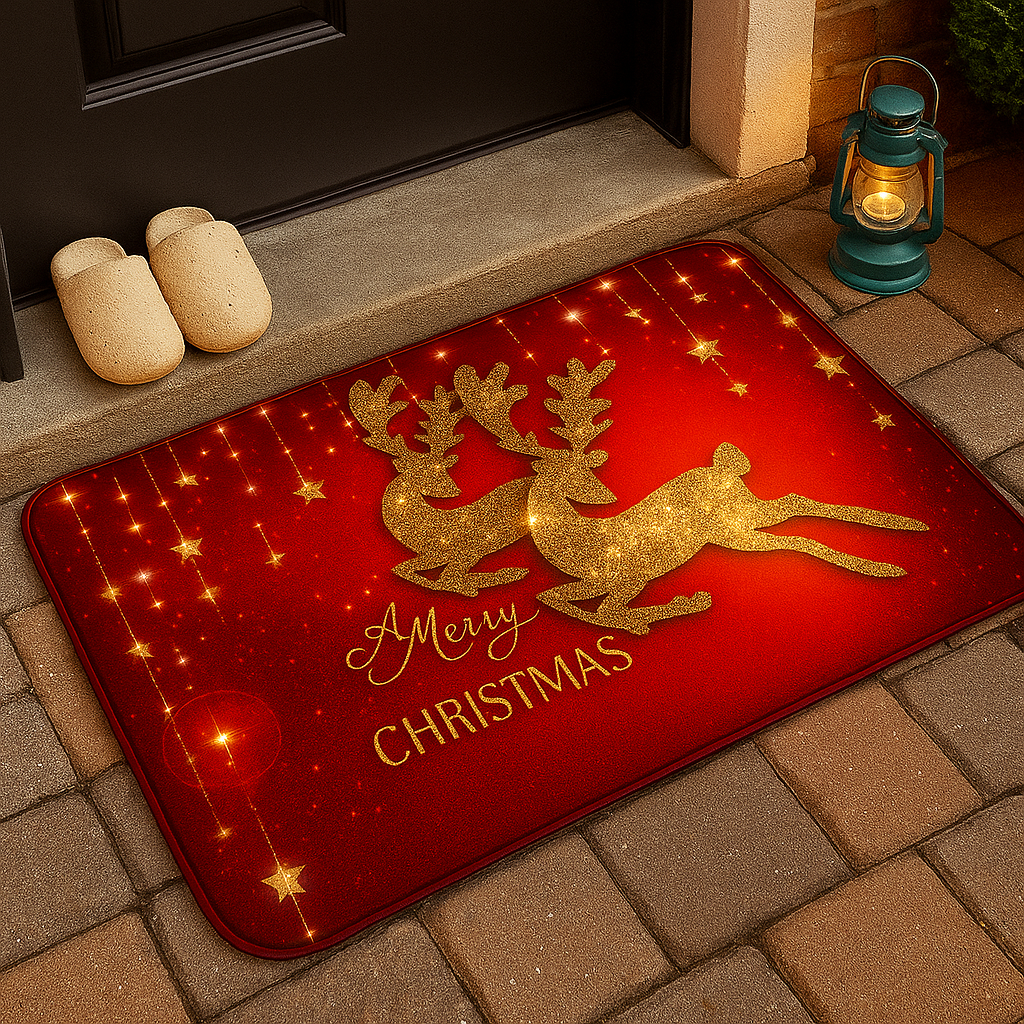 Christmas Flannel Rug – Soft, Cozy & Festive Holiday Floor Decor