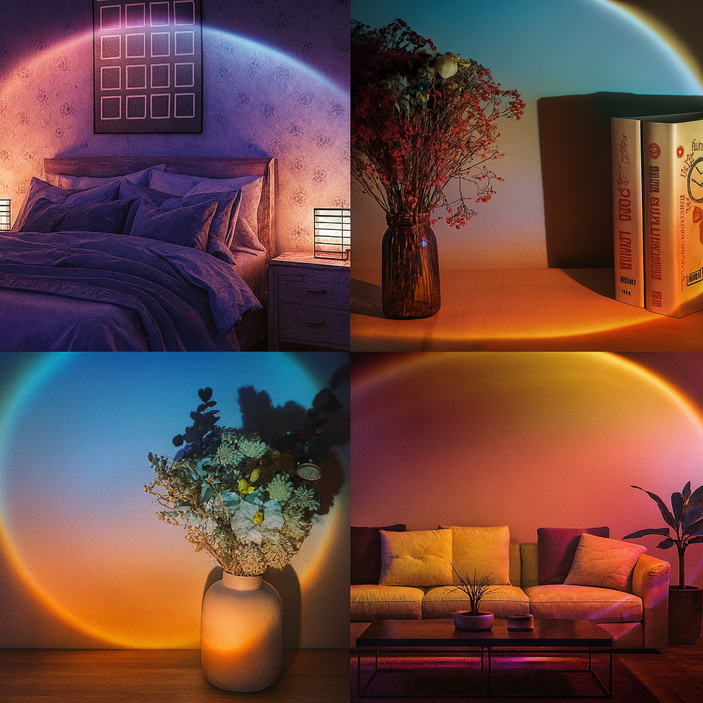 Sunset Aura Lamp – Elegant Ambient Lighting for Modern Spaces