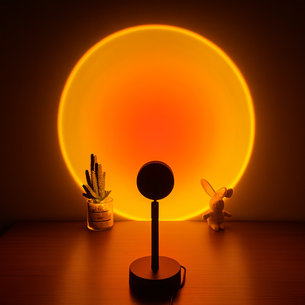 Sunset Aura Lamp – Elegant Ambient Lighting for Modern Spaces