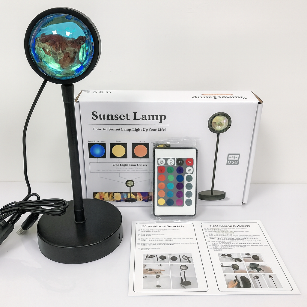 Sunset Aura Lamp – Elegant Ambient Lighting for Modern Spaces